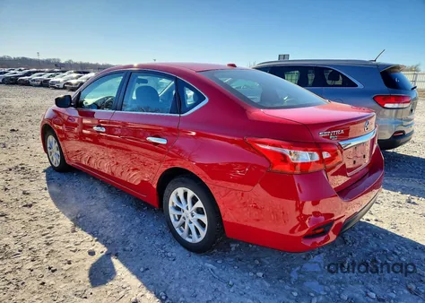 2018 Nissan Sentra S z USA, uszkodzony, nr VIN 3N1AB7APXJL616556